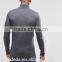 Men extreme muscle skinny fit roll neck long sleeve tee shirt OEM china manufacturers
