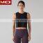 Breathable athletic active wear puls size crossfit singlet womens tank top