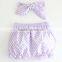 Children's Underwear With Headband Kids Trousers Baby Icing Legging Wholesale Ruffle Ribbon