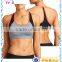 Custom women seamless Gym fashion printing yoga fitness sports bra wholesale