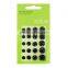 D&D Black 20pcs/lot 7mm/8mm/10mm/12mm Small Metal Snap Fasteners Press Button Sewing Accessory