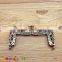10.5cm M shape Square Vintage Gold Sewing Kiss Lock Clutch Purse Frame