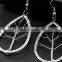 Life of Tree Hollow Out Drop Dangle Earrings Costume Jewelry Collection Teardrop Dangle Earrings 2017