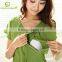 Best Selling Casual Short Sleeve Fashion Breastfeeding Cloth for Pregnant Women Supplier Affordable Maternity Wear