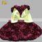 Ed2917 Hot Sale Lovely Cap Sleeve Bow Back Flower Fancy Flower Girl Dress