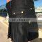 Ladies Black Modern Utility Kilt with Adjustable Straps