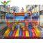 Clown theme Durable PVC tarpaulin inflatable castle slide