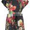 Big Flower Wholesale Tunic For Elegant Ladies Summer Wear
