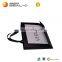 New design fashion gifts printed handle ribbon matt black paper bag