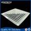 ventilation system aluminum Hvac 4 way ceiling air directional diffuser