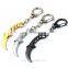 CSGO Karambit Model Knife Weapon Key Chain Counter Strike CS GO Key Holder Charm Cosplay Jewelry