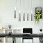 Modern Aluminum Chrome Pendant Light with 3 Lights