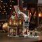 X\'mas LED-светильники. Дом для Рождества. На заказ. Европейский стиль. Креативная украшение для Рождества. Дом-ночной подсветки на светодиодах. Имитация печеньяного дома. Резиновая художественная работа-декорация.