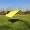 Camping Fly Tarp Yelllow Color 3X3M Silver Coated  Sun Shade Beach Shelter