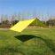 Camping Fly Tarp Yelllow Color 3X3M Silver Coated  Sun Shade Beach Shelter