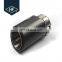 universal car stainless steel single exhaust muffler