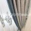 New style luxury thick faux silk blackout fancy jacquard window curtain panels with grommets