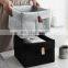 customized color protective baskets handles felt cloth storage basket with handle