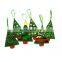 2019 factory custom christmas felt shapes with Ornament Set for kids
