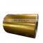Color coated gold anodized aluminum transition strips