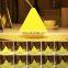 LED Rechargeable Pyramid Carry Light Remote Control Ten Level Dimming Night Light
