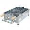 Stainless Steel Gas Taiyaki Making Machine / 3layers Nonstick Fish Taiyaki Baker