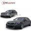 S-class W222 B700 S63 S65 B style body kit 2018-2020y pp material body parts front lip headlight cover and rear diffuser