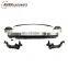 Newest arrival!w205 c63 pp rear diffuser with exhaust tips/muffler fit for c-class w205 c63