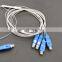1x4 SC UPC/APC Mini Fiber PLC Splitter Single Mode With SC Connectors FTTH Optical Mini-module PLC Splitter