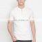 wholesale chinese high quality men White Solid Knitted Fabric Type  Polo Collar T-shirt