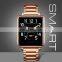 Luxury SKMEI 1648 Stainless Steel Band Heart Rate Monitor Blood Pressure Fitness Tracker Smart Watch Relojes Inteligentes