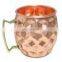 Best Selling Rose Gold Plated Diamond Designed Copper Mug Best Reasonable Price Copper Moscow Mule Mug For Drinking Purpose