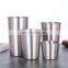 New Arrival Stainless steel Water Pint Cup Glass