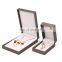 Custom jewelry packaging square pu leather jewelry box ring box