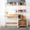 Metal book shelf Northern Europe Style simple design DIY Multifunction  storage Shelves  OEM Size