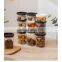 Food Plastic Bottle Containers Packaging  plastic food jars Kitchen decorative food storage container jam jar