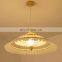 Japanese Umbrella Pendant Light For Tea Room Restaurant Creative New Chinese LED Chandelier Decor Bamboo Hanging Lamp