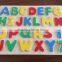 2015 High Seach Wood Letters toys Kids Puzzle Toys Multi Color Letters puzzle for Children