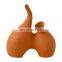 Morden Creative White Vase Geometry Ornaments Decorative Brown Jarrones Decorativos Creamic Flower Vase For Home Decor