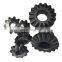 Steel casting high precision spiral bevel gear crown pinion ring auto truck rear differential [parts for Isuz wushiling