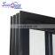 Superhouse California  Hurricane proof America NFRC NOA standard laminated glass black aluminum sliding doors