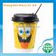 Sucker and Lid Cover OEM Cartoon Design Paper Cup