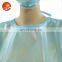 AAMI PB70 Level 1 2 3 Disposable Blue PP PE SMS Surgical Gowns Knit Cuff Medical Use