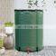 Green and black folding portable 55 gallon,150 gallon plastic pvc rain water barrel collection tank