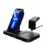 2024 Best Selling ABS 3-in-1 Desktop Portable Magnetic Wireless Charger Multifunction Charging Product