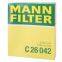 Filtre d'habitacle MANN original authentique, filtre de moteur de voiture C26042 T4A6124 pour Jaguar