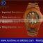 2015 express vogue mens watches Sandalwood reloj de madera