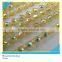 Plastic Rhinestone Chain Sew on Ss10 3mm AB Crystal Chrysolite Banding 1x180 Pcs 10 Yards