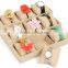 S1260W 3 Tier Wooden Fabric Jewelry Display for Watch