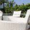 White Outdoor Rattan Dining Furniture Restaurant